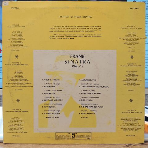 Frank Sinatra – Portrait Of Frank Sinatra LP PLAK