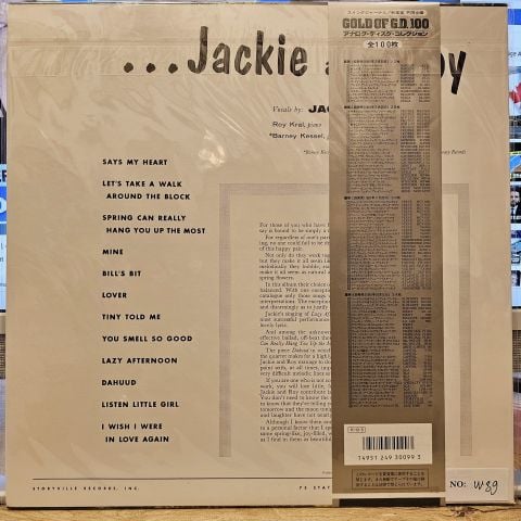 Jackie And Roy – Storyville Presents Jackie And Roy LP PLAK