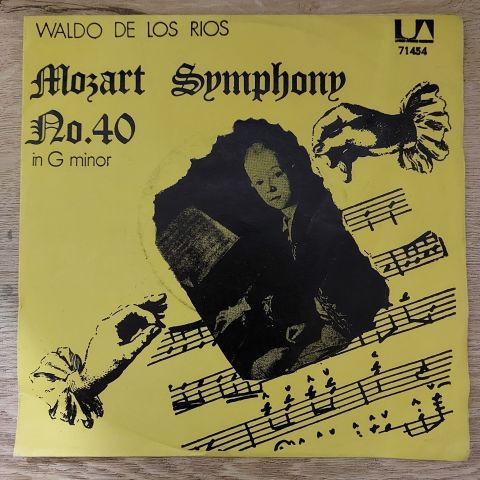 Waldo De Los Rios – Mozart Symphony No.40 In G Minor 45LİK PLAK