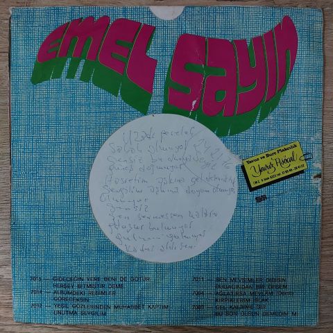 Emel Sayın – Yaşadım Mı Öldüm Mü / Sensiz Olmuyor 45LİK PLAK