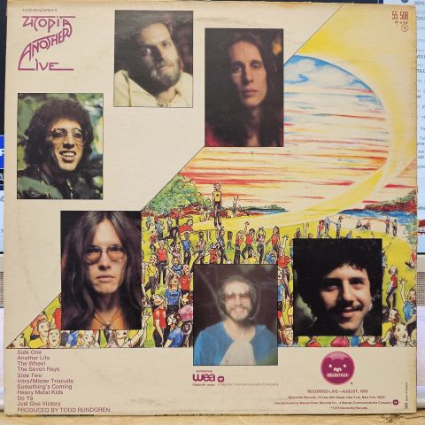 Todd Rundgren's Utopia – Another Live LP PLAK