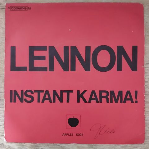 Lennon – Instant Karma 45LİK PLAK