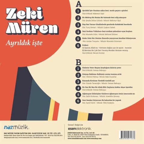 ZEKİ MÜREN - AYRILDIK İŞTE LP PLAK