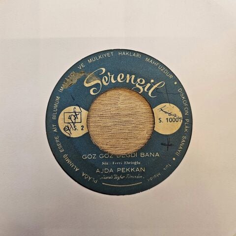 Ö.Serengil, Ajda Pekkan – Abidik Gubidik Twist / Göz Göz Değdi Bana 45LİK PLAK...
