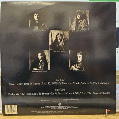 Metal Church – Blessing In Disguise LP PLAK