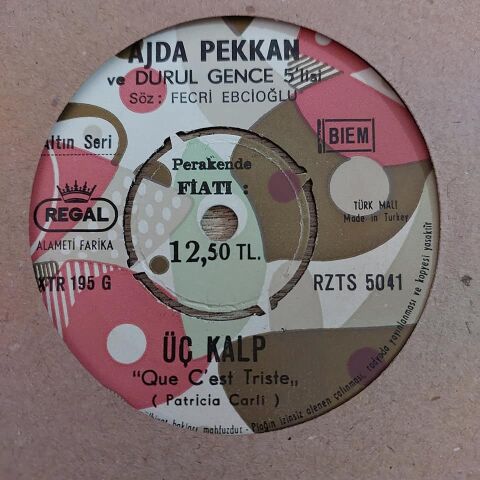 AJDA PEKKAN - DÜNYA DÖNÜYOR 45LİK PLAK