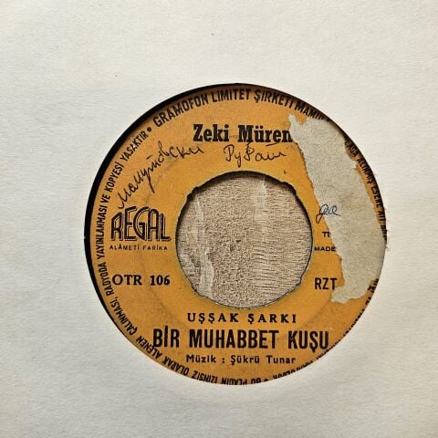 Zeki Müren – Bir Muhabbet Kuşu / Hasretin Sancısı 45LİK PLAK