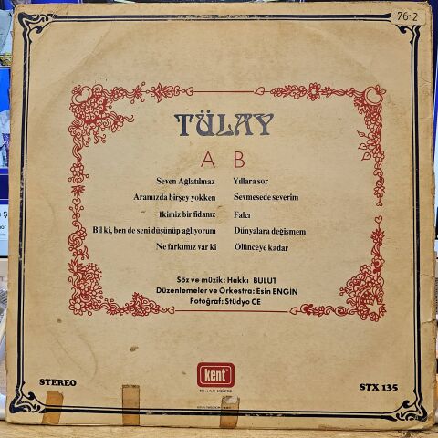 Tülay Özer – Seven Ağlatılmaz LP PLAK