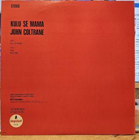 John Coltrane – Kulu Sé Mama LP PLAK