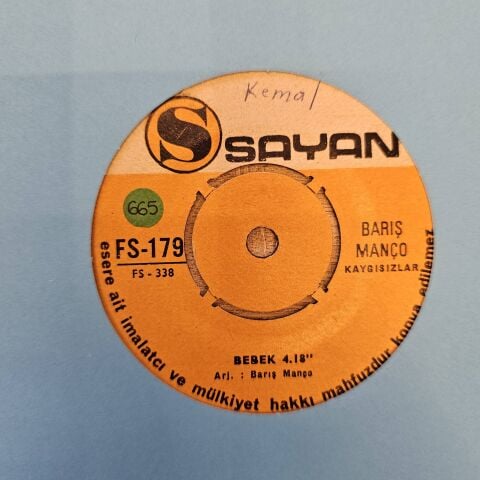 Barış Manço, Kaygısızlar – Bebek / Keep Lookin' 45LİK PLAK