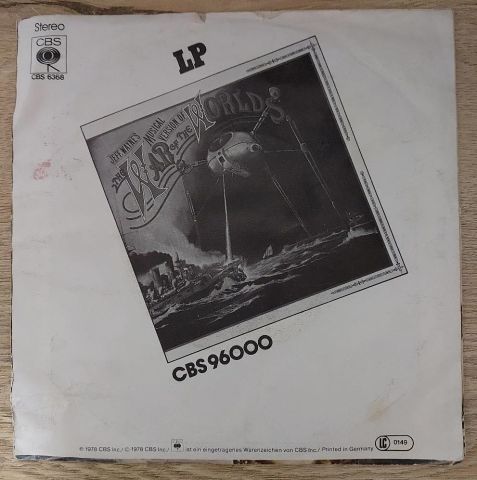 Jeff Wayne Feat. Justin Hayward – Forever Autumn From War Of The Worlds 45LİK PLAK