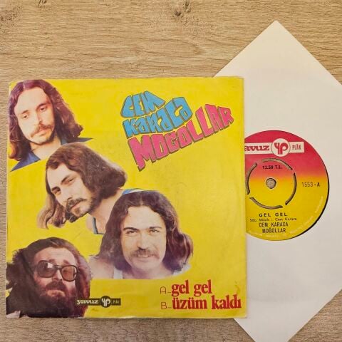 Cem Karaca & Moğollar – Gel Gel / Üzüm Kaldı 45LİK PLAK