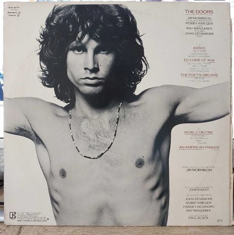 Jim Morrison Music By The Doors – An American Prayer LP PLAK