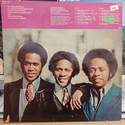 GİBSON BROTHERS - NON STOP DANCE COME TO AMERİCA LP PLAK