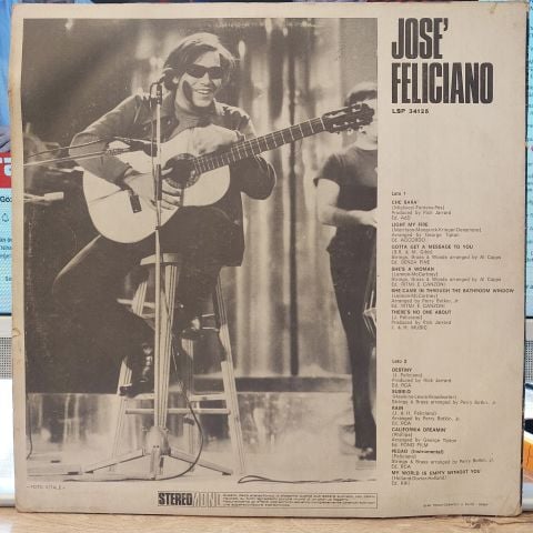 José Feliciano – Che Sará LP PLAK