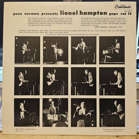 Lionel Hampton And The Just Jazz All Stars – Lionel Hampton And The Just Jazz All Stars LP PLAK
