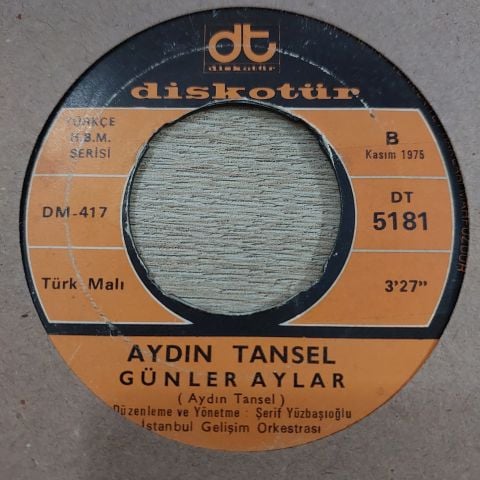 AYDIN TANSEL - GÜNLER AYLAR 45LİK PLAK