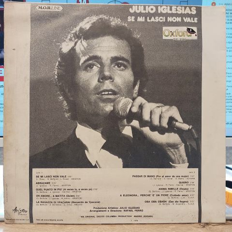 Julio Iglesias – Se Mi Lasci Non Vale LP PLAK