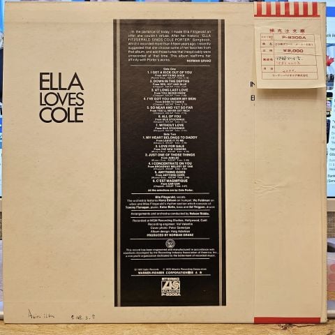 Ella Fitzgerald – Ella Loves Cole LP PLAK