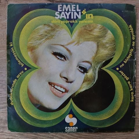 Emel Sayın – Dudaklarında Arzu / Bilemezsin Ki / Kara Kara Gözler / Ne Birleştik Ne Ayrıldık 45LİK PLAK