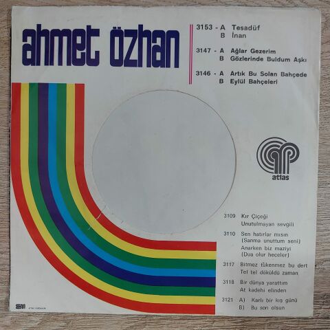 AHMET ÖZHAN - AT KADEHİ ELİNDEN 45 LİK PLAK