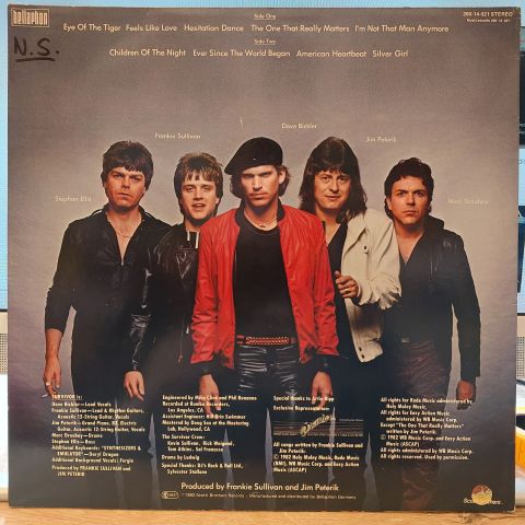 Survivor – Eye Of The Tiger LP PLAK