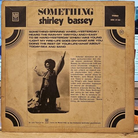 Shirley Bassey – Something LP PLAK