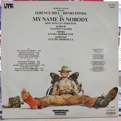 Ennio Morricone – Originele Filmmuziek ''My Name Is Nobody'' Muziek Van Ennio Morricone LP PLAK