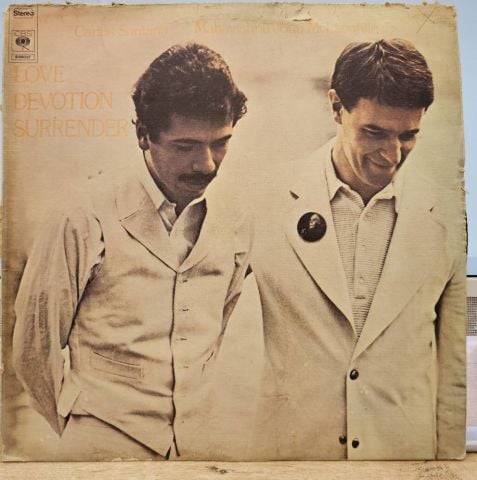 Carlos Santana / Mahavishnu John McLaughlin – Love Devotion Surrender LP PLAK