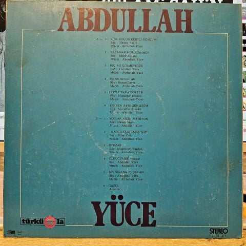 Abdullah Yüce – Abdullah Yüce LP PLAK