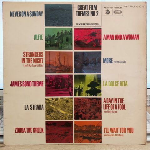 THE NEW HOLLYWOOD ORCHESTRA - GREAT FİLM THEMES NO.2 LP PLAK