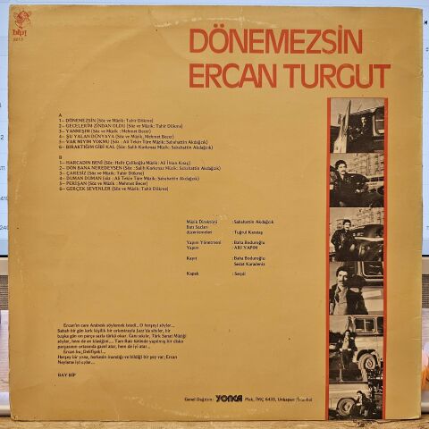 Ercan Turgut – Dönemezsin LP PLAK