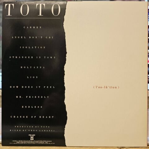 Toto – Isolation LP PLAK