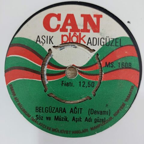 AŞIK ADI GÜZEL - BELGÜZARA AĞIT 45LİK PLAK
