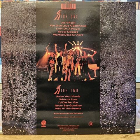 Bon Jovi – Slippery When Wet LP PLAK