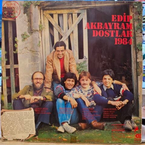 Edip Akbayram & Dostlar – 1984 LP PLAK