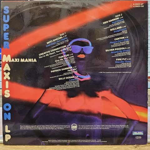 Various – Super Maxis On LP - Maxi Mania LP PLAK