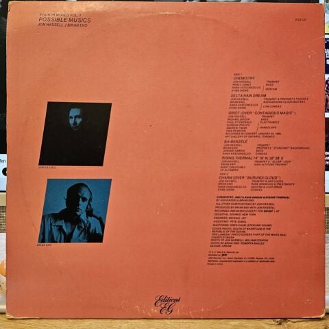 Jon Hassell / Brian Eno – Fourth World Vol. 1 - Possible Musics LP PLAK