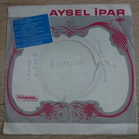 AYSEL İPAR - SİSLİ HATIRALAR 45LİK PLAK