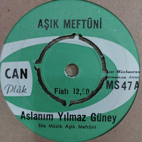 AŞIK MEFTÜNİ - ASLANIM YILMAZ GÜNEY 45LİK PLAK