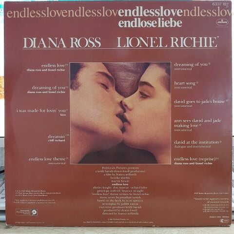 Various – Endlose Liebe (Endless Love) Original Motion Picture Soundtrack LP PLAK