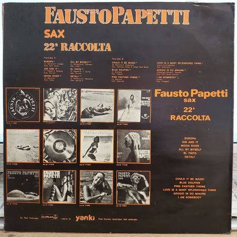 FAUSTO PAPETTİ - 22a RACCOLTA LP PLAK
