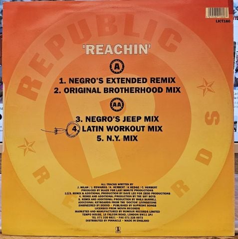 Joey Negro Presents Phase II – Reachin' LP PLAK