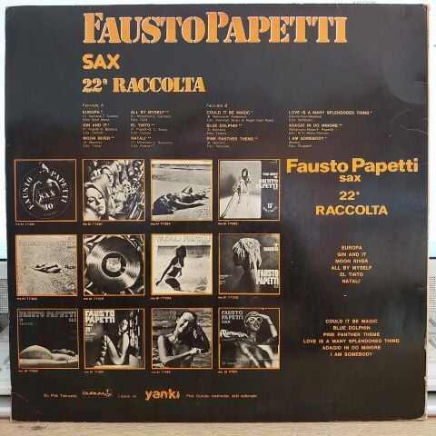 FAUSTO PAPETTİ - 22aRACCOLTA LP PLAK