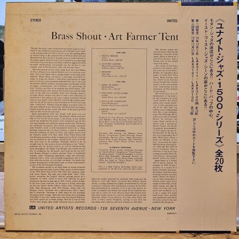 Art Farmer – Brass Shout LP PLAK