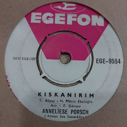 ANNELİESE PORSCH - DERT ORTAĞIM KISKANIRIM 45LİK PLAK