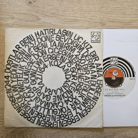 Ersen Ve Dadaşlar – Dostlar Beni Hatırlasın / Üç Kız Bir Ana 45LİK PLAK