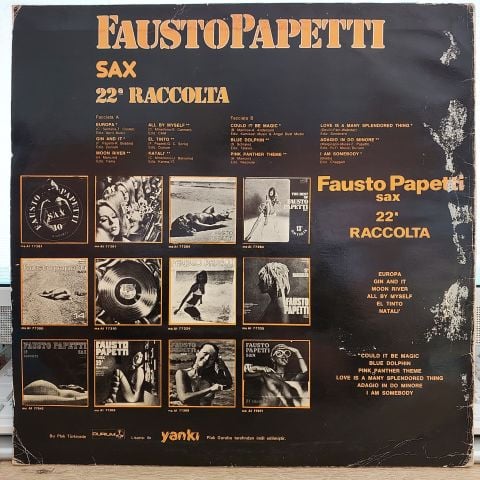 FAUSTO PAPETTİ - 22a RACCOLTA LP PLAK