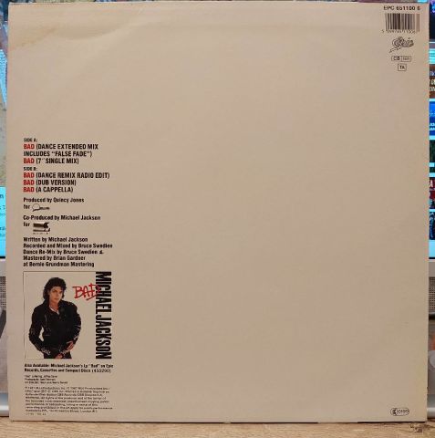 Michael Jackson – Bad LP PLAK