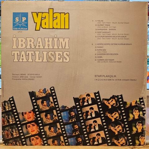İbrahim Tatlıses – Yalan LP PLAK